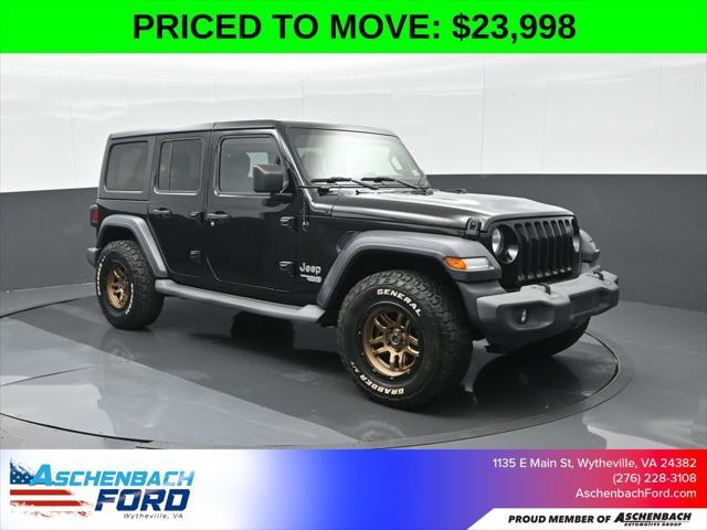 used 2018 Jeep Wrangler Unlimited car, priced at $23,998