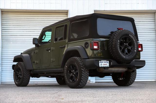 used 2021 Jeep Wrangler car, priced at $31,498