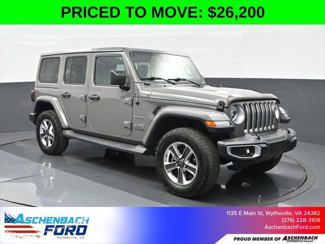 used 2019 Jeep Wrangler Unlimited car, priced at $26,200