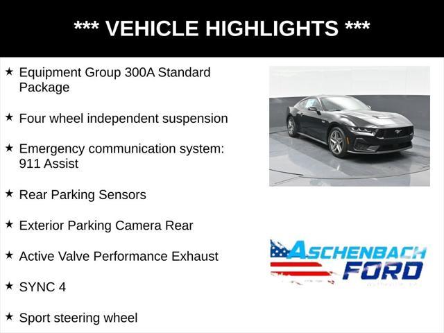 new 2025 Ford Mustang car, priced at $47,737