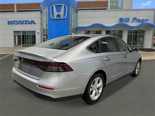 new 2025 Honda Accord car, priced at $27,295