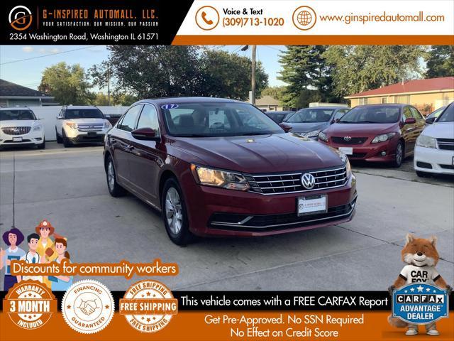 used 2017 Volkswagen Passat car, priced at $10,995