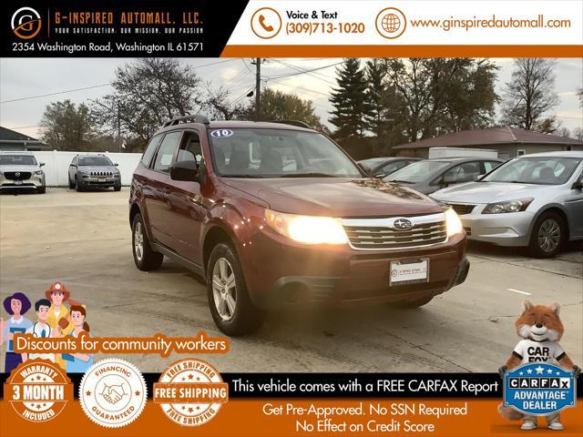 used 2010 Subaru Forester car, priced at $7,995