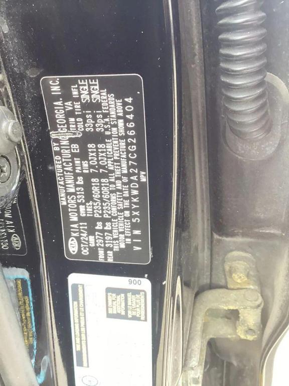 used 2012 Kia Sorento car, priced at $9,995