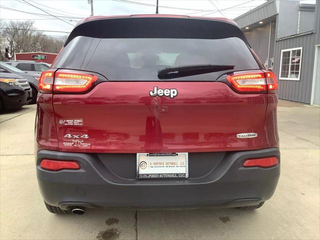 used 2015 Jeep Cherokee car, priced at $12,695