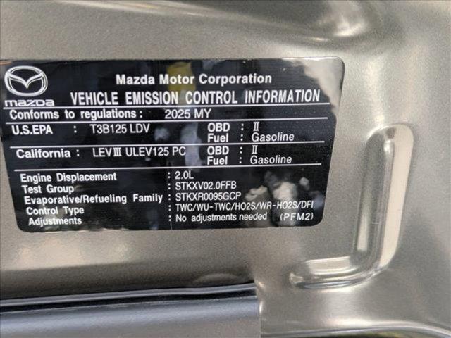 new 2025 Mazda MX-5 Miata RF car, priced at $39,747