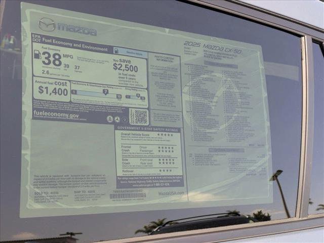new 2025 Mazda CX-50 Hybrid car, priced at $40,920