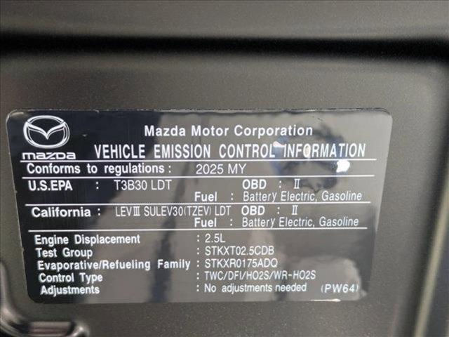 new 2025 Mazda CX-90 PHEV car, priced at $53,617