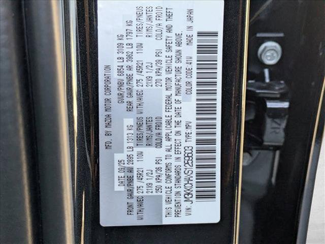 new 2025 Mazda CX-90 PHEV car, priced at $53,617