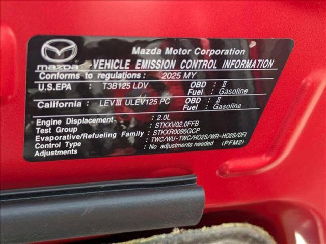 new 2025 Mazda MX-5 Miata RF car, priced at $39,577