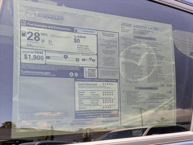 new 2025 Mazda CX-50 car, priced at $37,669
