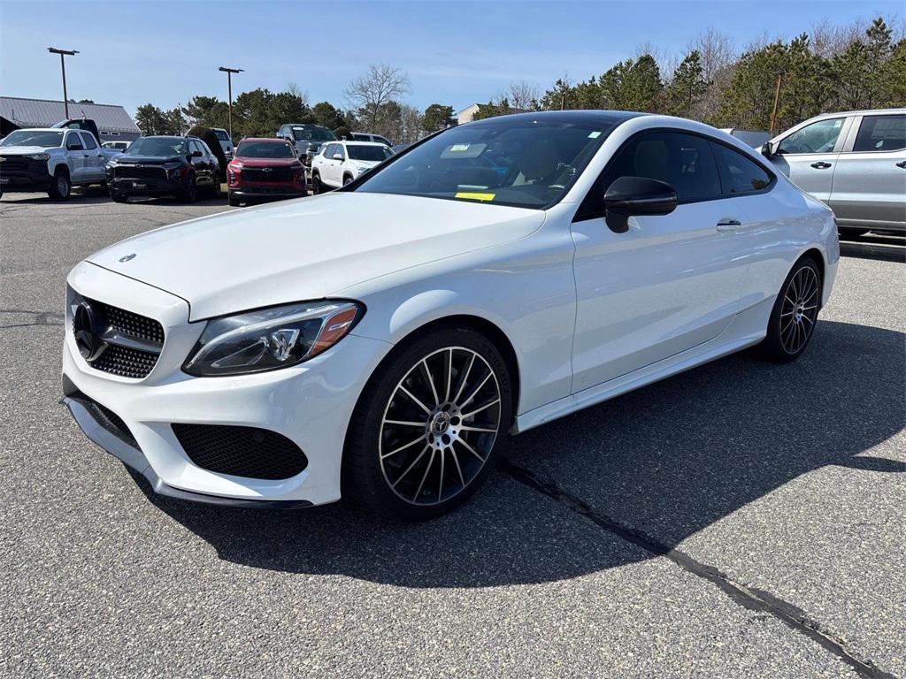 used 2018 Mercedes-Benz C-Class car, priced at $24,999
