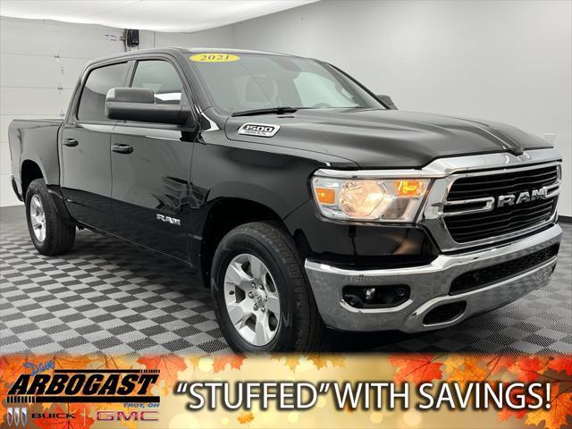 used 2021 Ram 1500 car, priced at $34,485