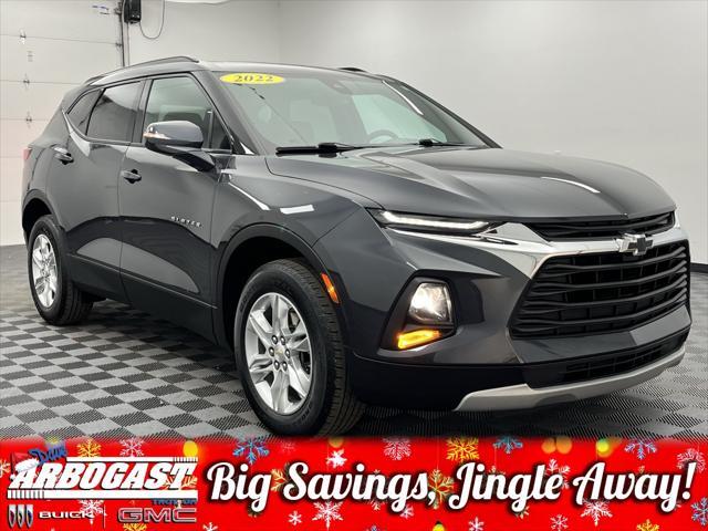 used 2022 Chevrolet Blazer car, priced at $25,378