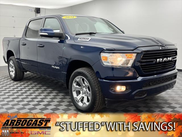 used 2021 Ram 1500 car, priced at $36,245