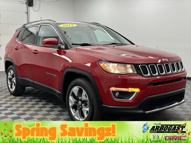 used 2019 Jeep Compass car, priced at $17,669