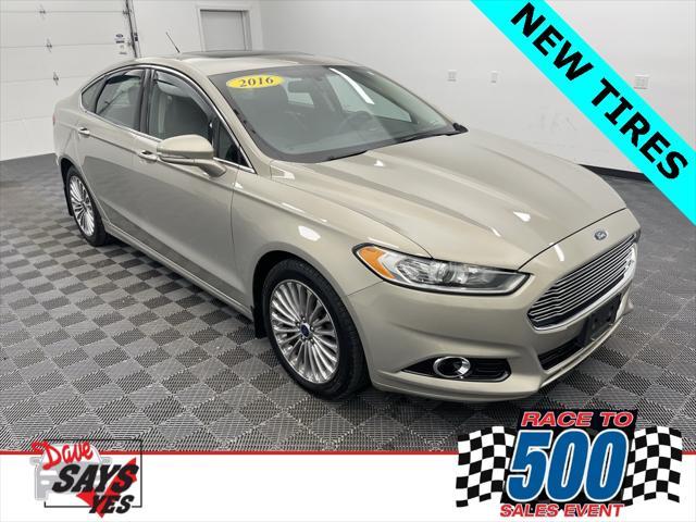 used 2016 Ford Fusion car, priced at $15,495