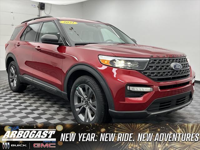 used 2021 Ford Explorer car, priced at $26,498