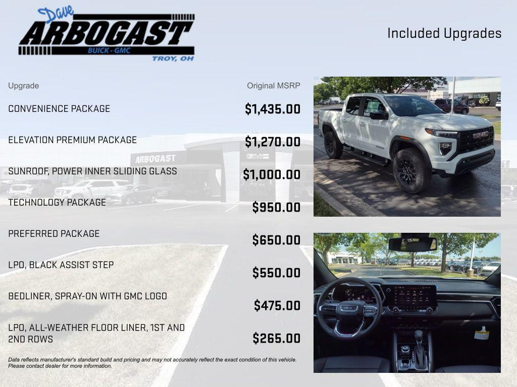 new 2026 GMC Canyon car, priced at $49,997