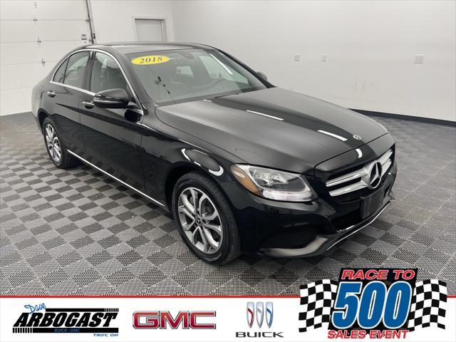 used 2018 Mercedes-Benz C-Class car, priced at $12,997