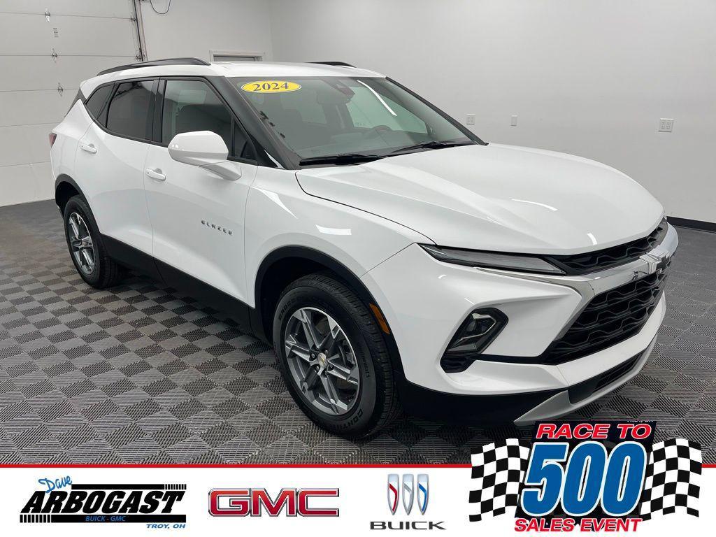 used 2024 Chevrolet Blazer car, priced at $27,496