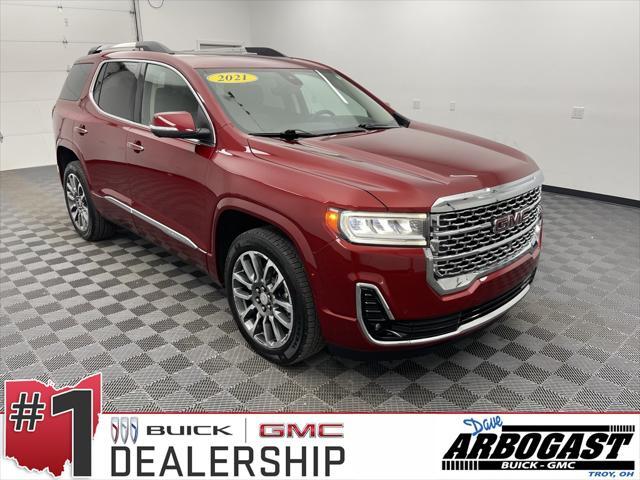 used 2021 GMC Acadia car, priced at $29,848
