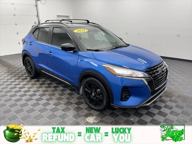 used 2021 Nissan Kicks car, priced at $18,998