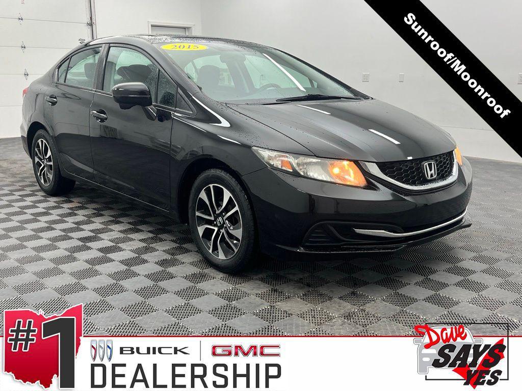 used 2015 Honda Civic car, priced at $14,995