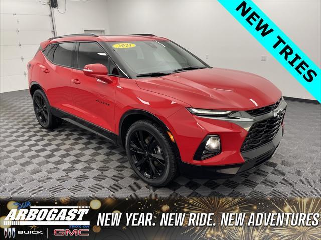 used 2021 Chevrolet Blazer car, priced at $26,248