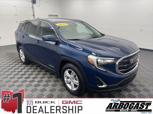 used 2021 GMC Terrain car, priced at $20,148