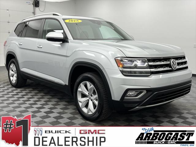 used 2018 Volkswagen Atlas car, priced at $19,548