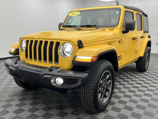 used 2021 Jeep Wrangler Unlimited car, priced at $30,188