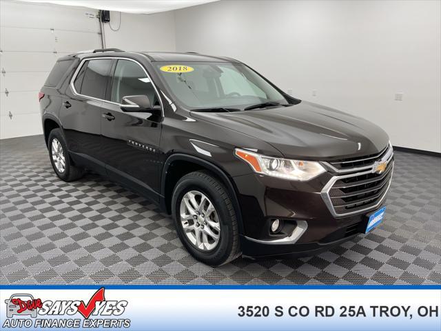 used 2018 Chevrolet Traverse car, priced at $16,498