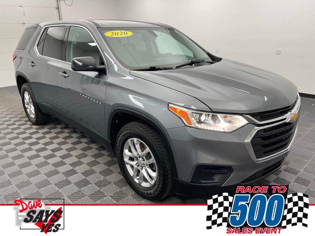 used 2020 Chevrolet Traverse car, priced at $19,500