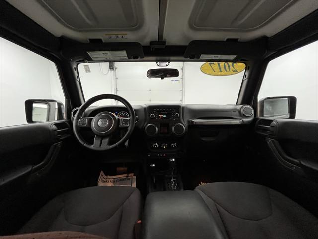 used 2017 Jeep Wrangler Unlimited car, priced at $21,998