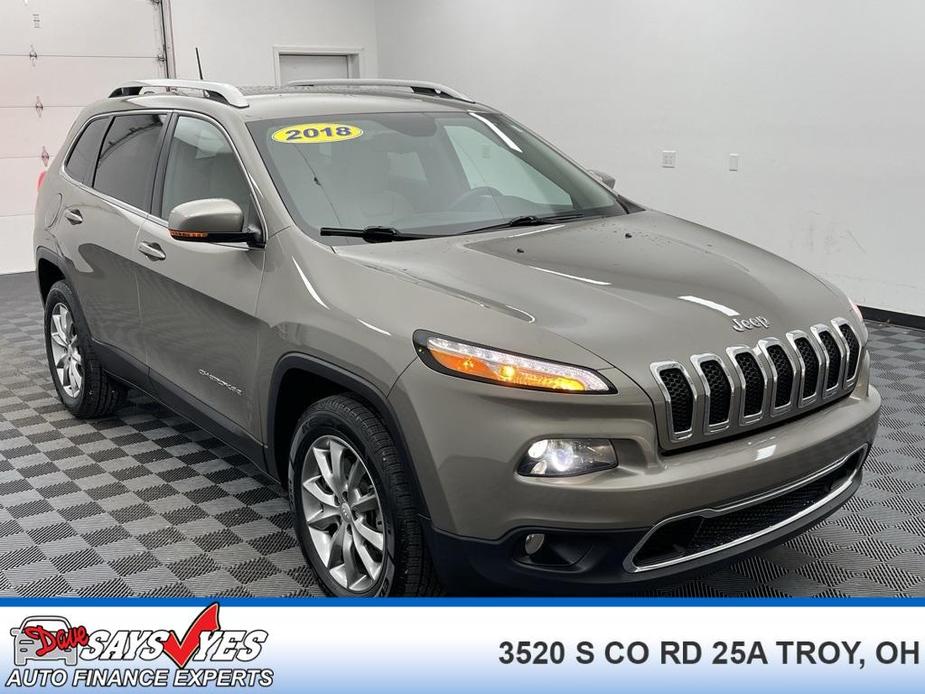 used 2018 Jeep Cherokee car, priced at $18,998