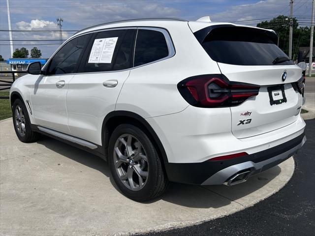 used 2022 BMW X3 car, priced at $34,996