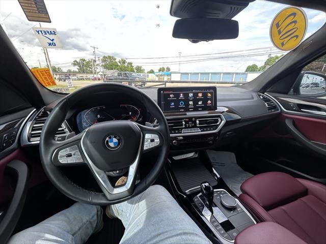 used 2022 BMW X3 car, priced at $34,996