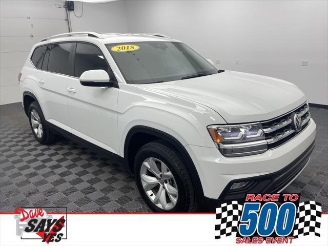 used 2018 Volkswagen Atlas car, priced at $18,495