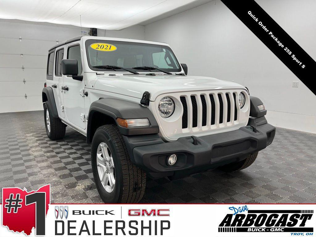 used 2021 Jeep Wrangler Unlimited car, priced at $25,948