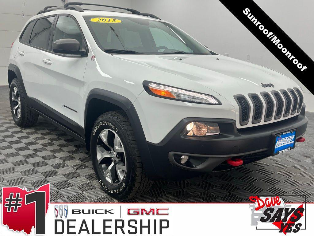 used 2015 Jeep Cherokee car, priced at $11,495