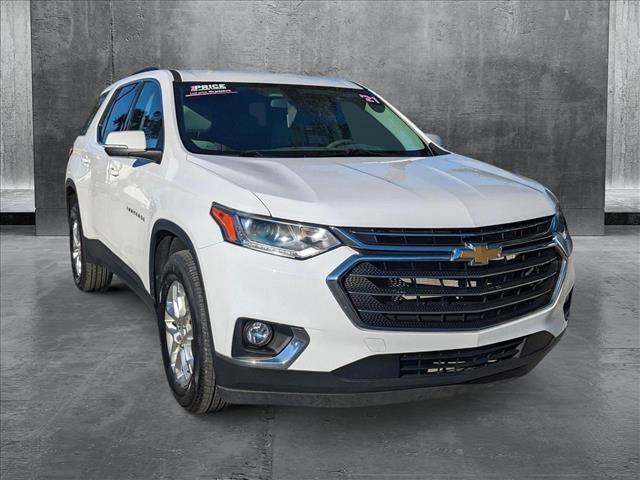 used 2021 Chevrolet Traverse car, priced at $22,989