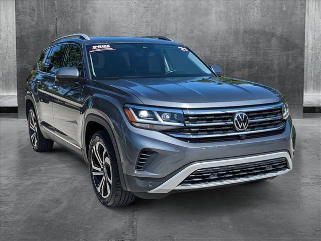 used 2021 Volkswagen Atlas car, priced at $30,017