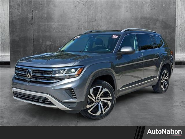 used 2021 Volkswagen Atlas car, priced at $30,017