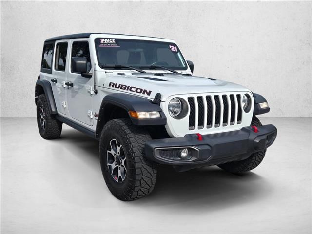 used 2021 Jeep Wrangler Unlimited car, priced at $28,887