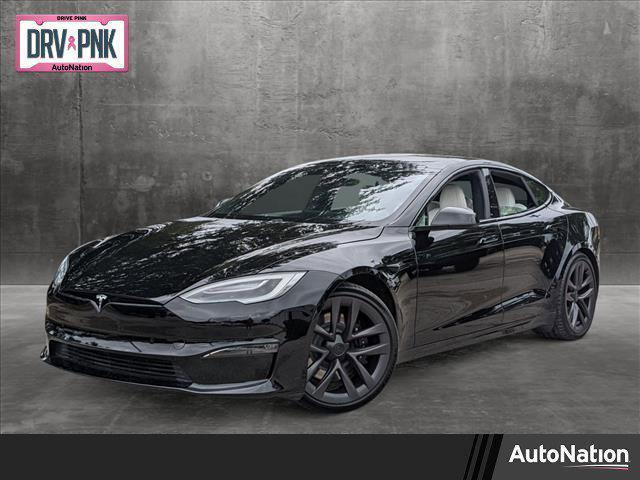 used 2021 Tesla Model S car, priced at $47,485