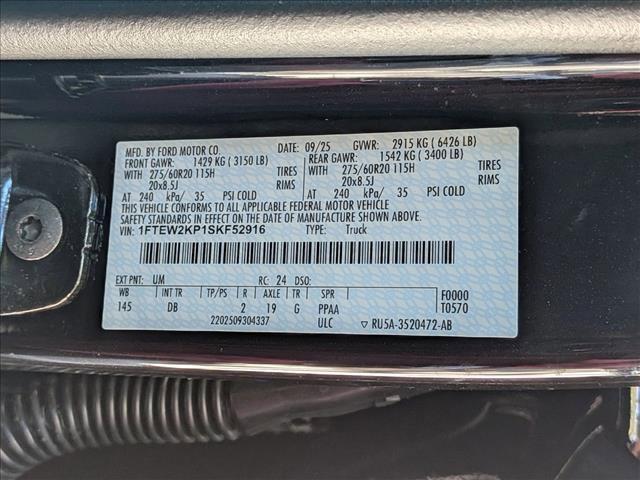 new 2025 Ford F-150 car, priced at $45,608