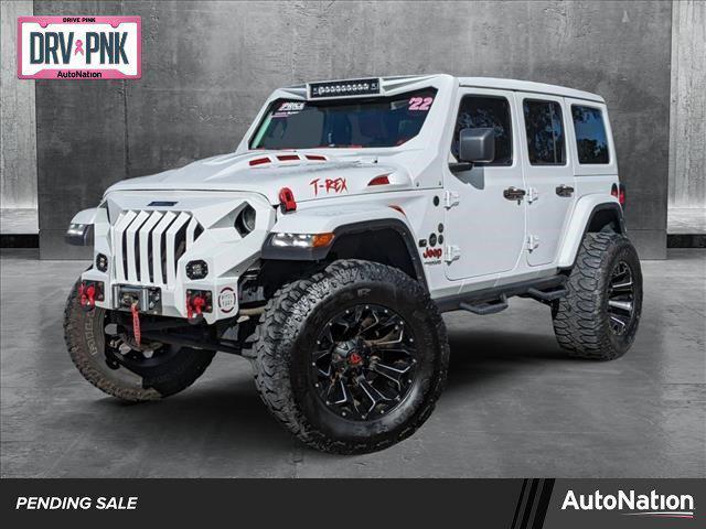 used 2022 Jeep Wrangler Unlimited car, priced at $34,879