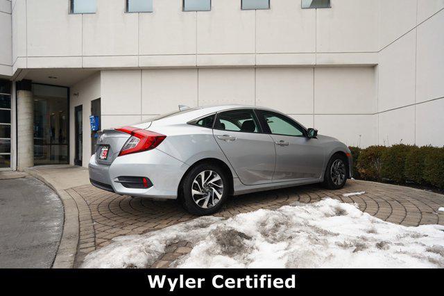 used 2018 Honda Civic car, priced at $17,430