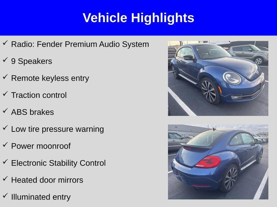 used 2013 Volkswagen Beetle car, priced at $14,999